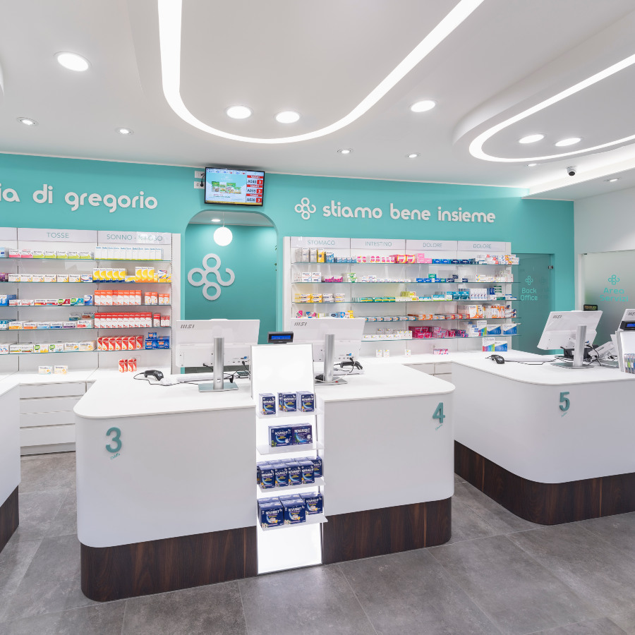 Ekofarma arredo farmacia ristrutturazione di gregorio